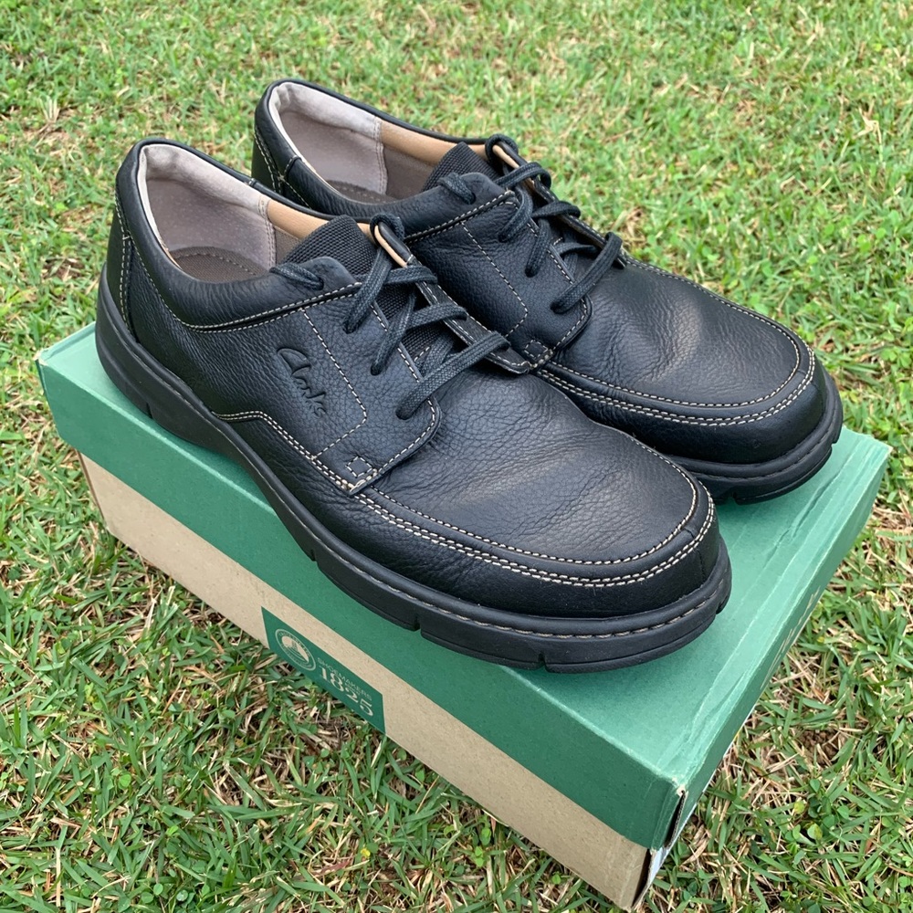 Clarks Sphinx Leather Shoes Size 11